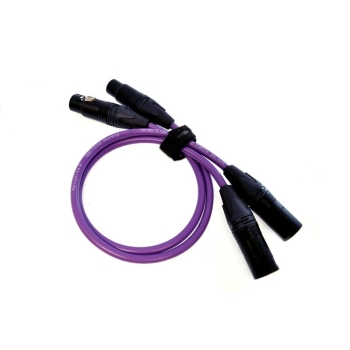 KABEL 2X XLR Melodika Purple MD2X20 Kabel 2x XLR 2m